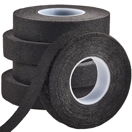 ECOHomes Wire Harness Cloth Electrical Tape, 3/4 Inch x 50 FT (5 Rolls) - size: 3/4" x 50 FT (5 Rolls)