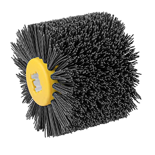 Shinboc 4.7x4 Inch Surface Conditioning Tool, 240 Grit Nylon Drawing Wheel - style: 240 Grit