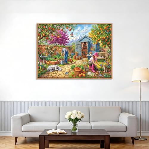 Garden Shed Puzzles for Adults 1000 Pieces - color: Cozy Garden Life
