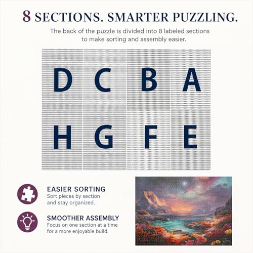 Jigsaw Puzzles for Adults 1000 Pieces Impossible Hard 28 x 20 inch