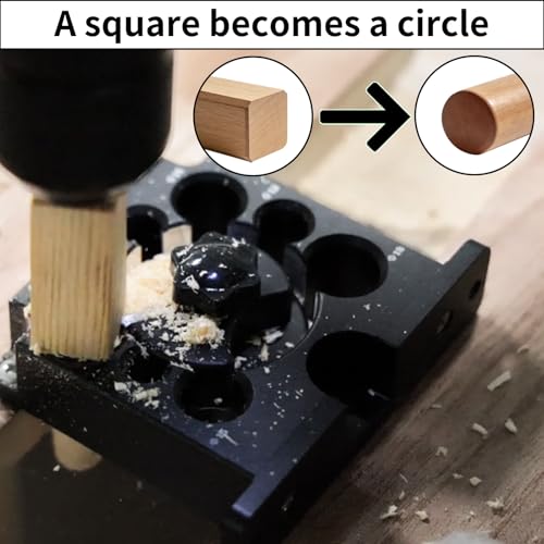Dowel Maker Jig Kit, 8-20mm Adjustable Carbide Insert Round Rod Cutter