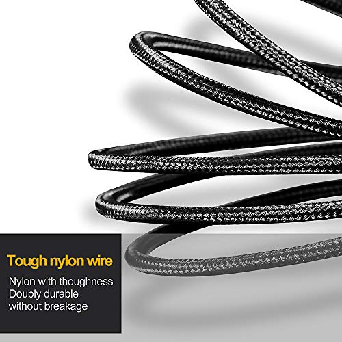 Multi Charging Cable, 2Pack 4FT 4 in 1 Charging Cable for Multiple Devices - color: Black
