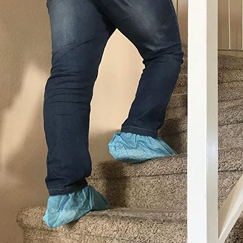 Disposable Shoe Covers, Non-Slip, 100 Pairs, Fits Men's 14 - size: Extra Large 200 Pack