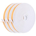 Kikerike Self Adhesive Foam Tape Weatherstrip 1in x 1/2in x 20Ft High Density Foam Insulation Strips Seal Weather Stripping with Strong Adhesive for Door and Window Sound Isolation Soundproofing - size: 1in x 1/2in x 20Ft
