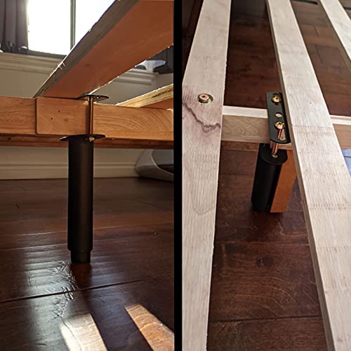 6PCS (7"-13.5") Adjustable Metal Bed Frame Support Legs - color: 6pack (7"-13.5") Metal