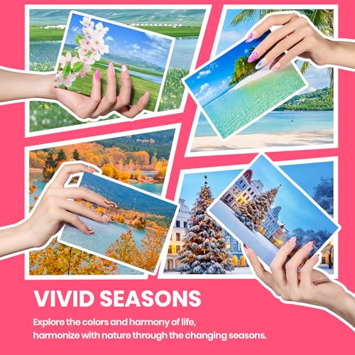 Beetles Gel Nail Polish Kit with U V Light - 68Pcs 35 Colors Gel Polish Set - color: Vivid Seasons - 35 Colors (68 Pcs)