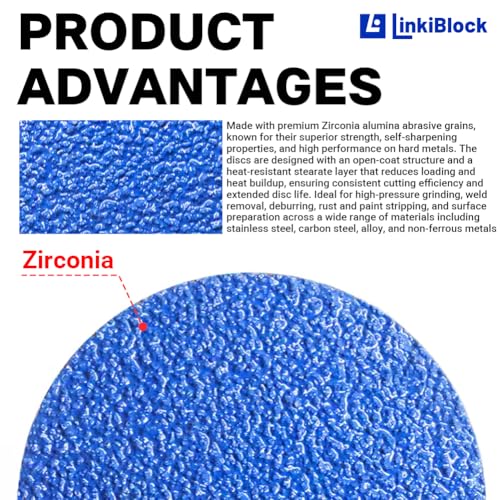 50Pcs 3 inch R-Type Quick Change Zirconia Surface Conditioning Sanding Discs Set 120 Grit with Adapter & Backing Pad - style: 120 Grit
