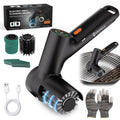 Electric Grill Cleaner Brush for Outdoor Grill with SS Rotary Head, 3 Speed