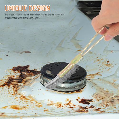 Stainless Steel Wire Cleaning Brush 8.77in Rust Removal Brush for Metal Surfaces Compact Removal Tool for Home Automotive Industrial Cleaning