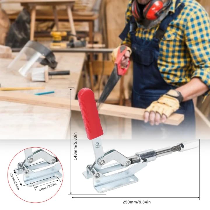 2-Pack, 303E Push Pull Toggle Clamp, 1,000 lb Holding Capacity - style: 303E,2PK