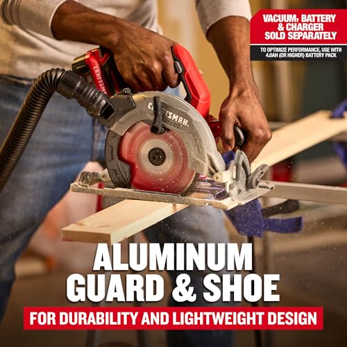 CRAFTSMAN V20 RP Cordless Circular Saw, 7-1/4 inch, Bare Tool Only (CMCS551B)
