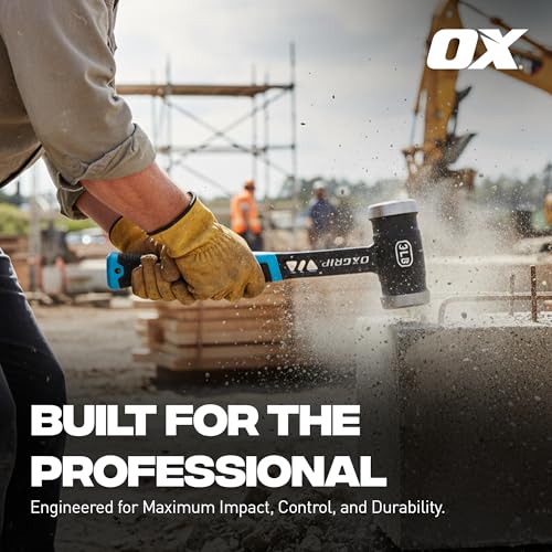 OX Ultrastrike 3 lb Sledge Hammer - Vibration Dampening - size: 3lb Club Hammer