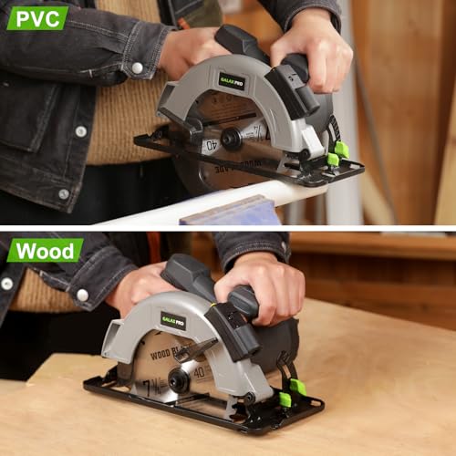 GALAX PRO 6000RPM 11Amp Corded Circular Saw with Laser