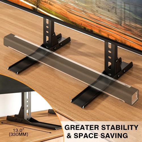 TAVR Universal Table Top TV Stand Mount, TV Legs for Most 20-75 Inch TVs - size: 20-75 inch