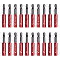 20PCS 1/4" Strong Magnetic Extension Bit Holder,Hex Shank S2 Steel Magnetic,Screwdriver Extension,Quick-Change Hex Shank Set - size: 20PCS