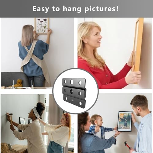 2 inches Z-Style French Cleat Picture Hanger, 4 Pairs - size: 2 Inch
