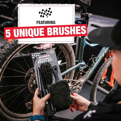 Finish Line Mechanic Brush Set 5 Piece Cleaning Set