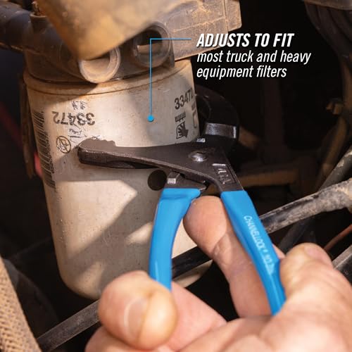 Channellock Oil Filter and PVC Plier 209 - Adjustable 4 Position Grip - 9-Inch - size: 9 inch