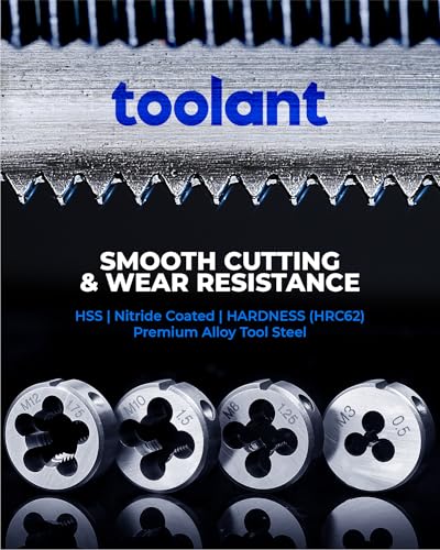 toolant 32-Piece Metric Tap and Die Set - size: 32pcs