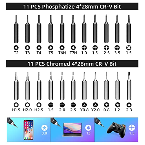 JAKEMY Precision Screwdriver Set: Building-block Screwdriver for Men, 25 in 1 Repair Tool Kit for Laptop, Computer, Macbook, iPhone, Watch, Eyeglasses - color: 8185a - 25 in 1