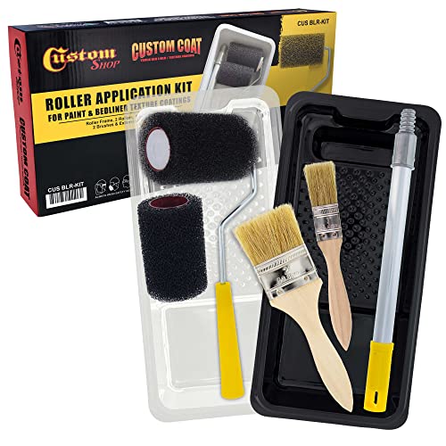 Custom Shop Texture Paint & Bedliner Roller Accessory Application Kit