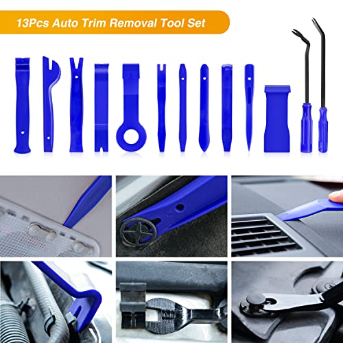 GOOACC 13PCS Nylon Trim Removal Tool Set - color: Blue, size: 13Pcs