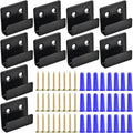 10 Pack Tile Display Wall Hanger Stainless Steel U Brackets with Screws Mirror Hanging Kit Heavy Duty Picture Hooks Tile Hanger for Large Mirrors, Picture Frame Ceramic Wall Display, Large - size: Large