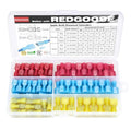 80PCS Spade Quick Disconnect Wire Connectors, 22-10 AWG Male and Female Wire Crimp Terminal(22-18AWG Red 15Pairs, 18-14AWG Blue 15Pairs,12-10AWG Yellow 10Pairs)