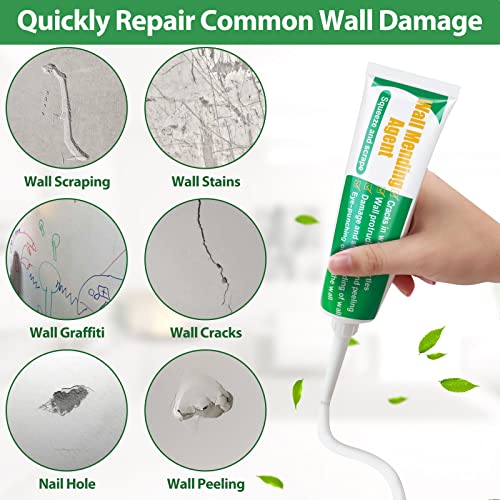 Drywall Repair Kit, Ranekie Drywall Hole Patch Kit Spackle Putty Wall Repair Large Hole Patch Kit, Wall Mending Agent with Scraper Easy to Fill The Holes for Home Wall, Plaster Dent Repair - color: 1 Pack Wall Spackle