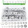 530Pcs Fender Washers for Screws and Bolts, 23 Sizes SAE & Metric Flat Assorted washers Kit,304 Stainless Steel Washers Set for Bolts (M3 M4 M5 M6 M8 M10 M12 6# 8# 10# 1/4 5/16 3/8 1/2) - size: Metric &SAE-530PCS, style: Flat Washers
