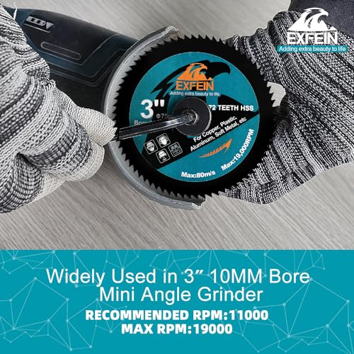 3 Inch Circular Saw Blade Set 4pcs for Cutting Tile Glass Soft Metal Wood Plastic Diamond Disc - size: Variety Set(for Tile/Glass/Metal/Wood/Plastic)