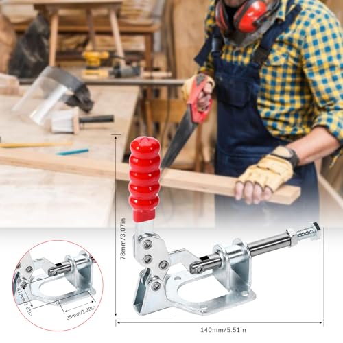 2-Pack, 302F Push Pull Toggle Clamp, 300 lb Holding Capacity - style: 302F,2PK
