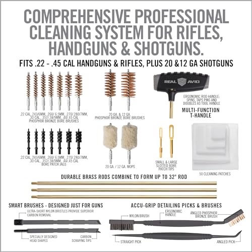 Real Avid Master Cleaning Station - Universal Gun Cleaning Kit, Choose Between Handgun or Universal Gun Cleaning Station - style: Universal