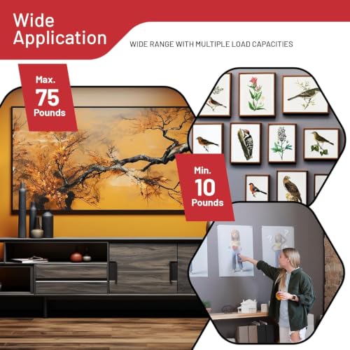 CrimsonMark 303-Piece Picture Hanging Assortment with Heavy Duty Hooks | Includes Nails, Sawtooth, D-Rings, Wire, Level & Metal Wall Hooks for Picture Framing and Canvas Mounting in Silver. - size: Silver