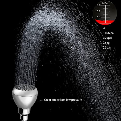 High Pressure Shower Head - Powerful Bathroom Pressure Boosting Showerhead - Perfect Universal Replacement for Rain Shower Heads(Chrome) - color: Chrome
