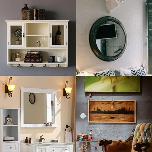 French Cleat Picture Hanger, Aluminum Z Hanger Interlocking Wall Mounting Bracket Hardware Kit Z Clips for Hanging Wall Painting, Mirrors, Panels, Artwork, Cabinet, Whiteboard (24 inch-1 Pair) - size: 24inch-1Pair, style: Standard thick