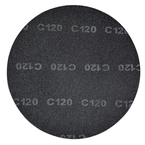 17” Sanding Screen Discs, Black Silicon Carbide Mesh Floor Sanding Screen for Wood Floors, Epoxy Maintenance, 120 Grit, 10-Pack - size: 120#
