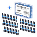 toolant 50PCS T25 1" Impact Torx Bits S2 Steel Security Torx - size: T25(1"*50pcs)