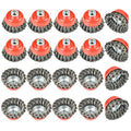 AAIN 20 Pack Wire Wheel Cup Brush, 3 Inch Twisted Knotted Wheel Brush - size: 20 pack, style: 3 Inch Knotted Cup Brush