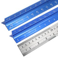 Biaungdo 3 Pack Architect Engineer Scale Ruler 12 Inch Blue for Drafting