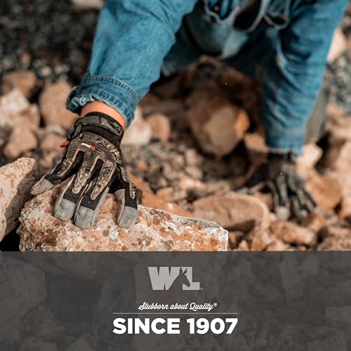Wells Lamont FX3 Impact Work Gloves, TPR Protection, Leather Palm, Large - size: Large (Pack of 1)