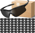 OXG Safety Glasses for Men Women, ANSI Z87 UV Protection Protective Eyewear - color: 30p-grey