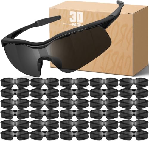 OXG Safety Glasses for Men Women, ANSI Z87 UV Protection Protective Eyewear - color: 30p-grey