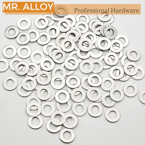 5/16" Stainless Flat Washers, 5/16" x 11/16" OD, 100 Pack - size: 5/16 (100)