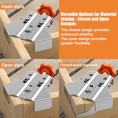 CNQLIS Multipurpose Stainless Steel 90 Degree Corner Clamp