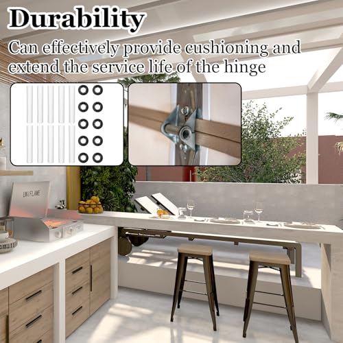 10 Sets Garage Door Hinge Quiet Roller Sleeves, Roller Door Rollers Shaft Nuts Sleeves Garage Doors Quiet Hinge Sleeve Shaft Gaskets 11mm Id 80mm Length Rollers Shafts Nuts Bearing Gaskets for Cars RV