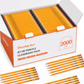 Shuttle Art 2000 Pack #2 HB Pencils Pre-Sharpened, Bulk Pencils with Erasers