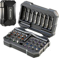 Saker 42-in-1 Magnetic Screwdriver Kit with T Handle Multi-Bit Ratchet Screwdriver Set Gifts for Father, Dad, Home, Computer, Bicycle, Furniture, DIY Dark Grey - style: 42 in 1 Classic