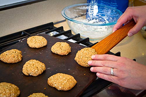 Earlywood 10 inch Handmade Wood Cooking Utensil for Kitchen, Multi-Purpose Scraper and Egg Turner, Cast Iron Scraper and Saute Spatula - Made in USA - Jatoba - size: 10 inch