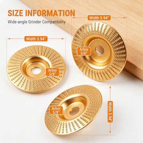 Angle Grinder Polishing Pad,for 4"/4-1/2"Grinders Cutting Shaping Sanding